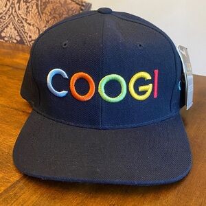 COOGI Dark Black Hat/Cap with Colorful Logo 🆕